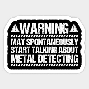 Detectorist Metal Detecting Metal Detector Sticker